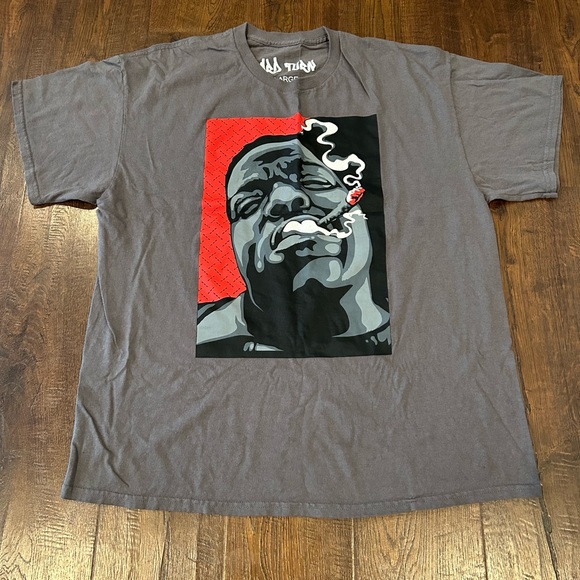 Notorious B.I.G Smoking Tee - Picture 1 of 3